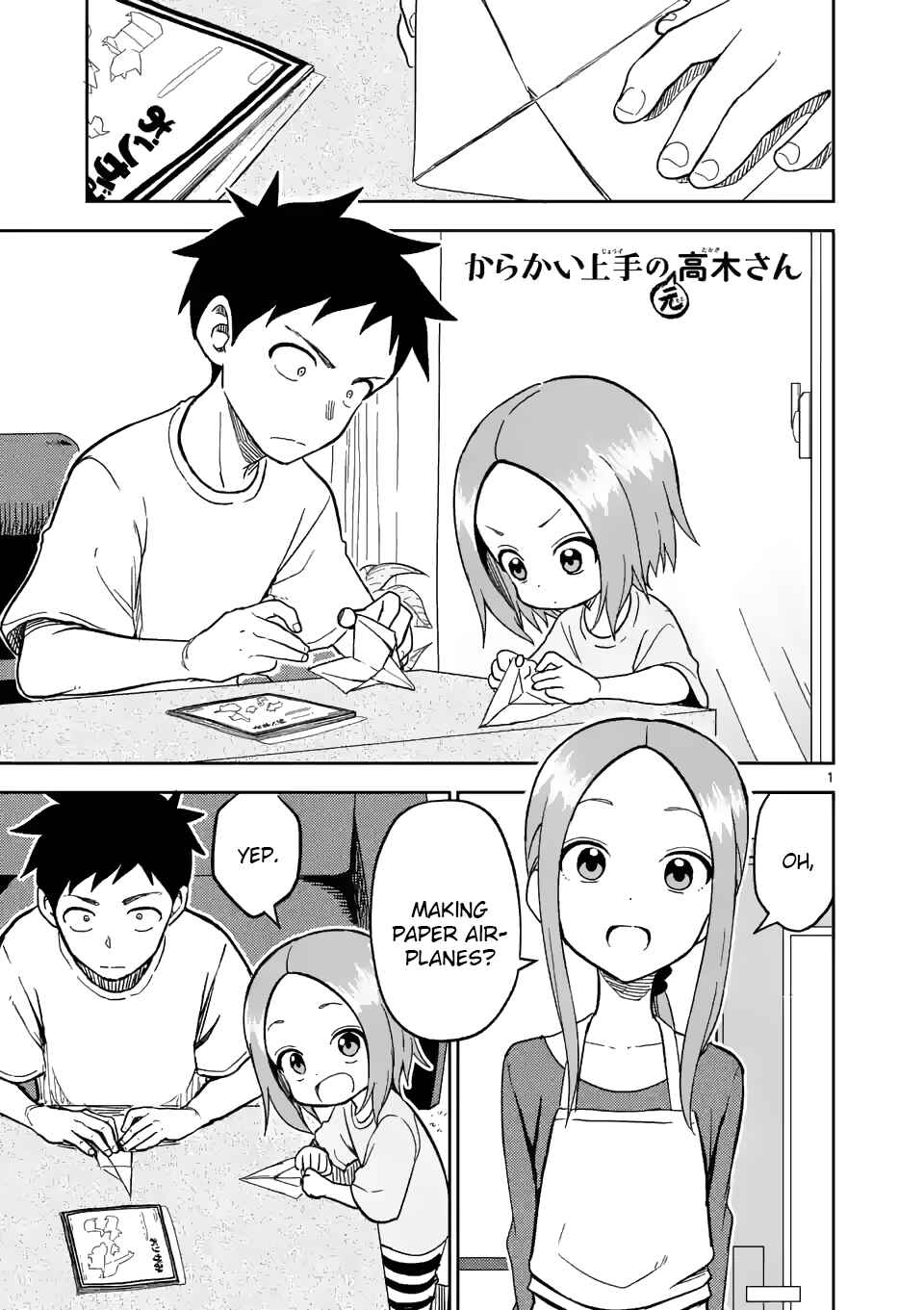 Karakai Jouzu no (Moto) Takagi-san Chapter 182 - Page 1