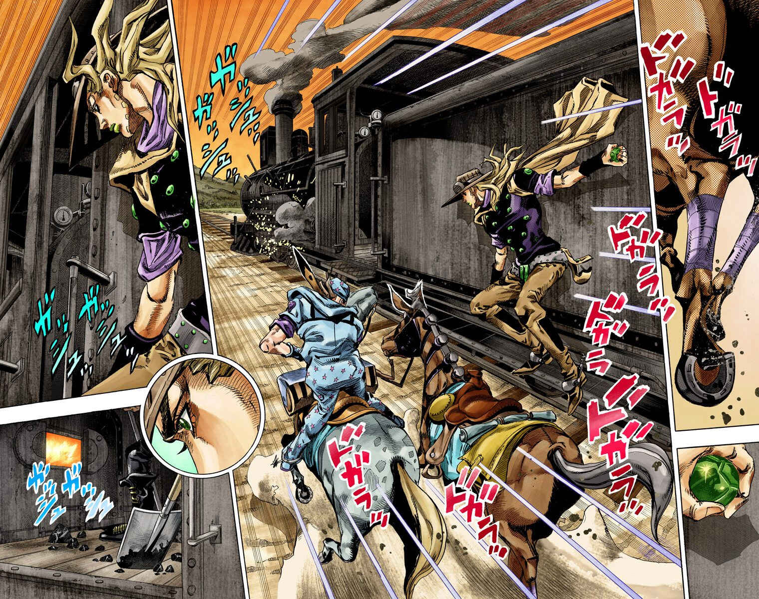 JoJo no Kimyou na Bouken: Part 7 - Steel Ball Run Color-ban Chapter 78 - Page 9