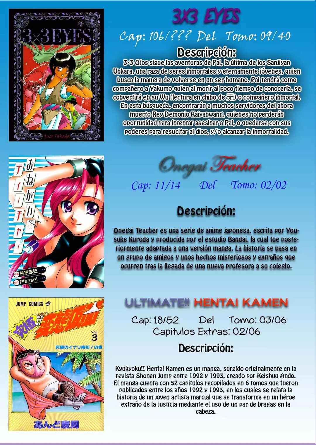 3×3 EYES Chapter 106 - Page 20