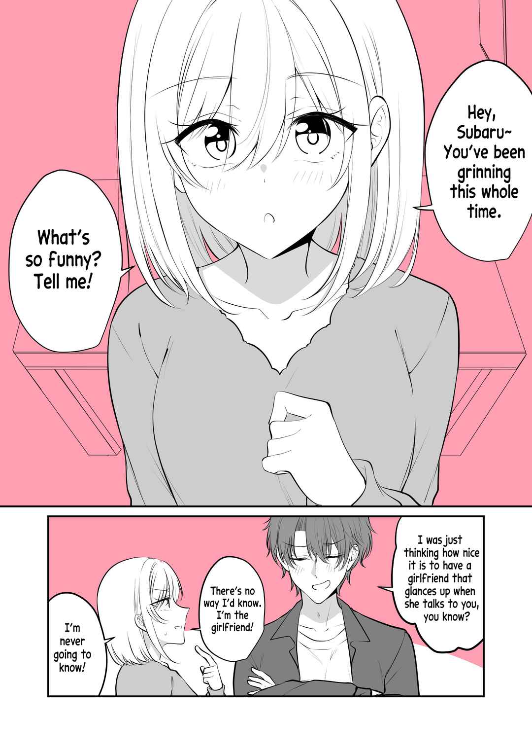 Aru Hi Kareshi ga Onnanoko ni Natteshimata Couple no Nichijou Chapter 60 - Page 1