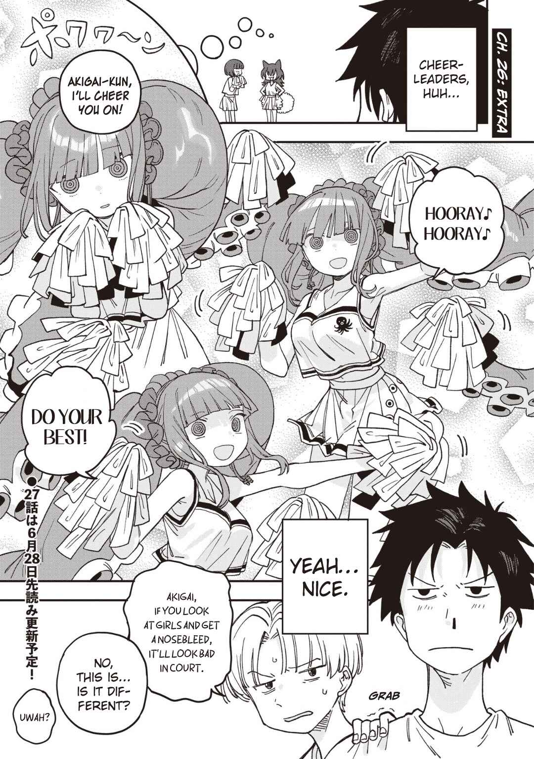 Mizudako-chan kara wa Nigerarenai! Chapter 26 - Page 28