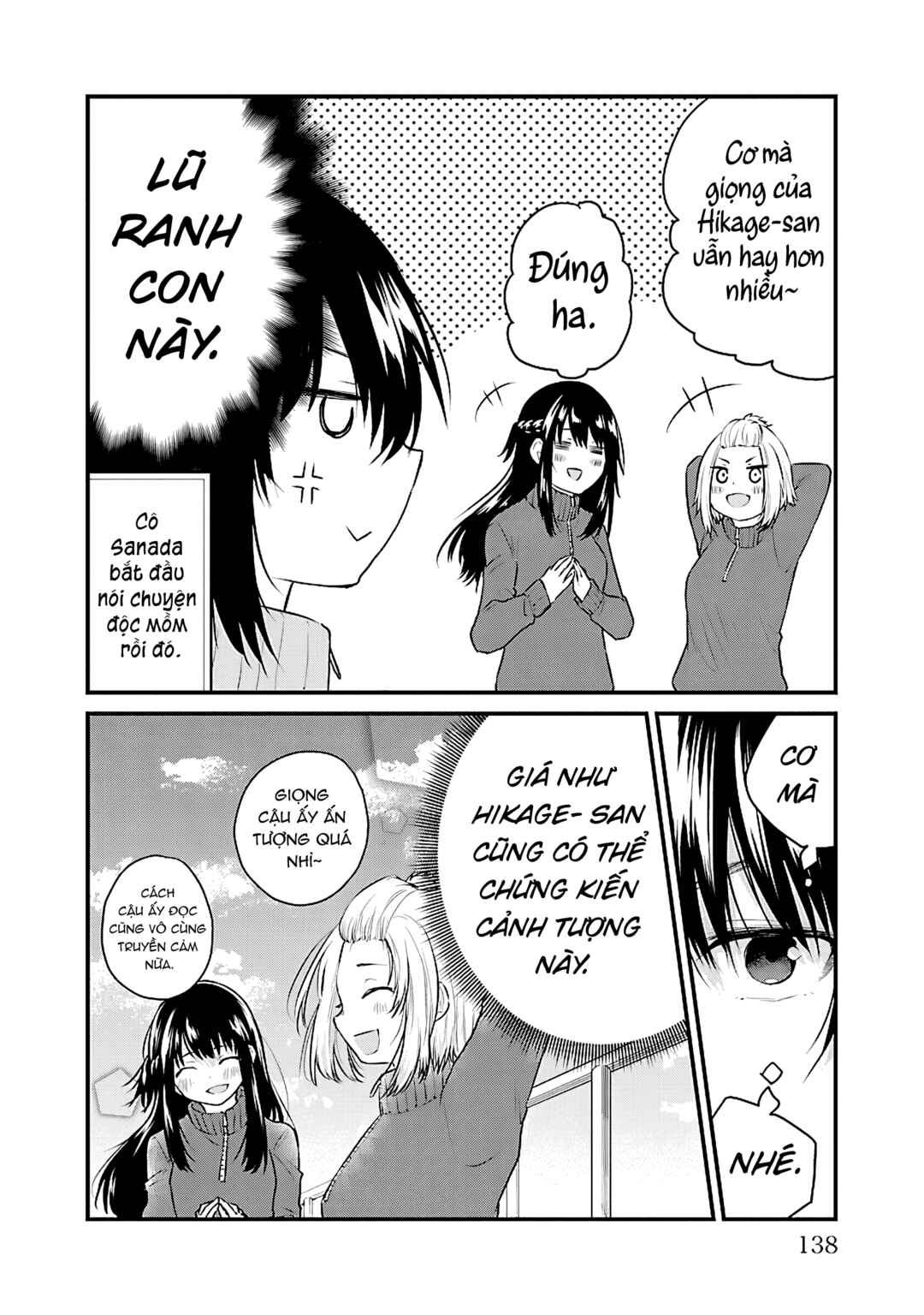 Koe ga dasenai Shoujo wa "Kanojo ga Yasashisugiru" to Omotte iru Chapter 54.4 - Page 6