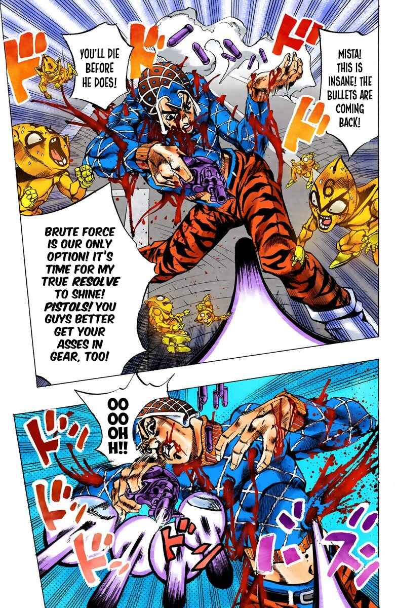 JoJo no Kimyou na Bouken: Part 5 - Ougon no Kaze Color-ban Chapter 76 - Page 5