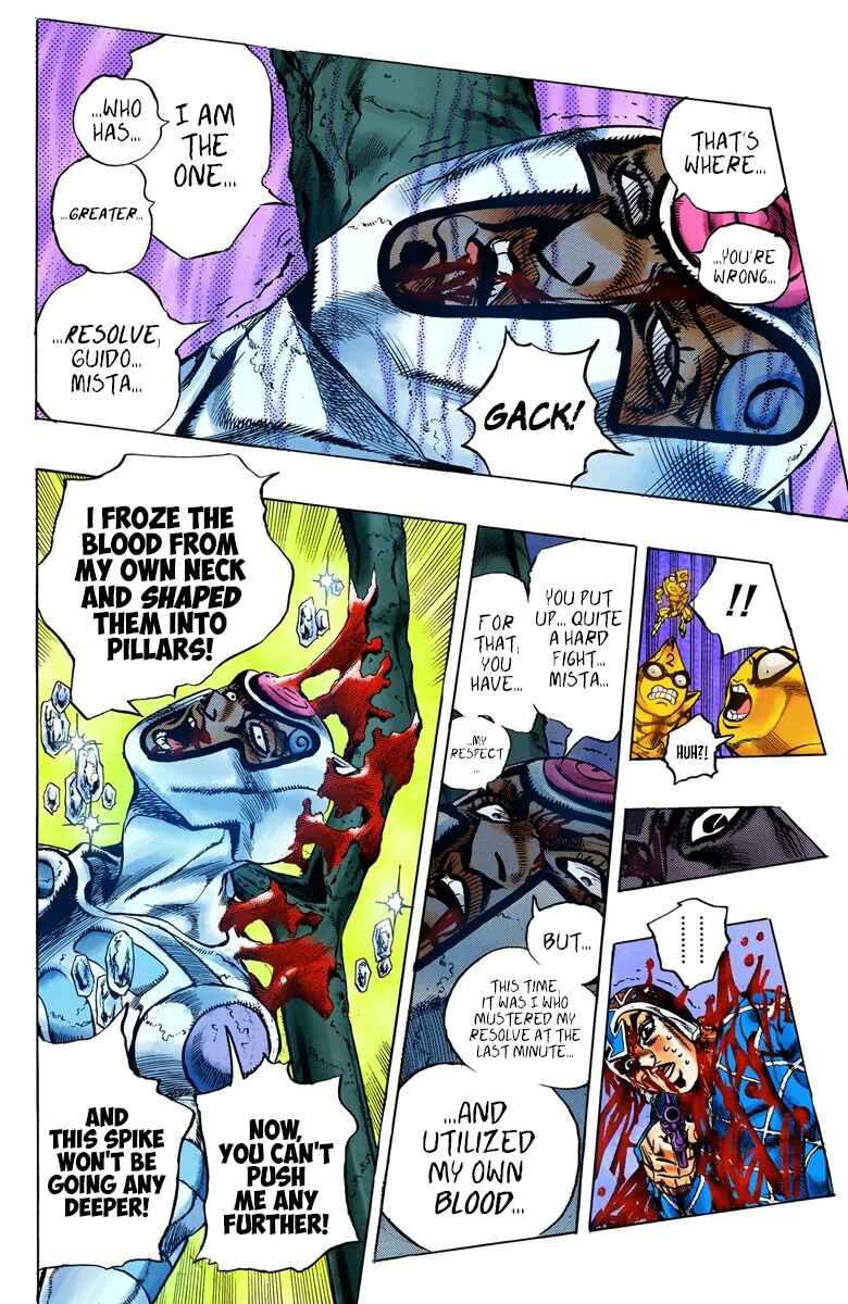 JoJo no Kimyou na Bouken: Part 5 - Ougon no Kaze Color-ban Chapter 76 - Page 9