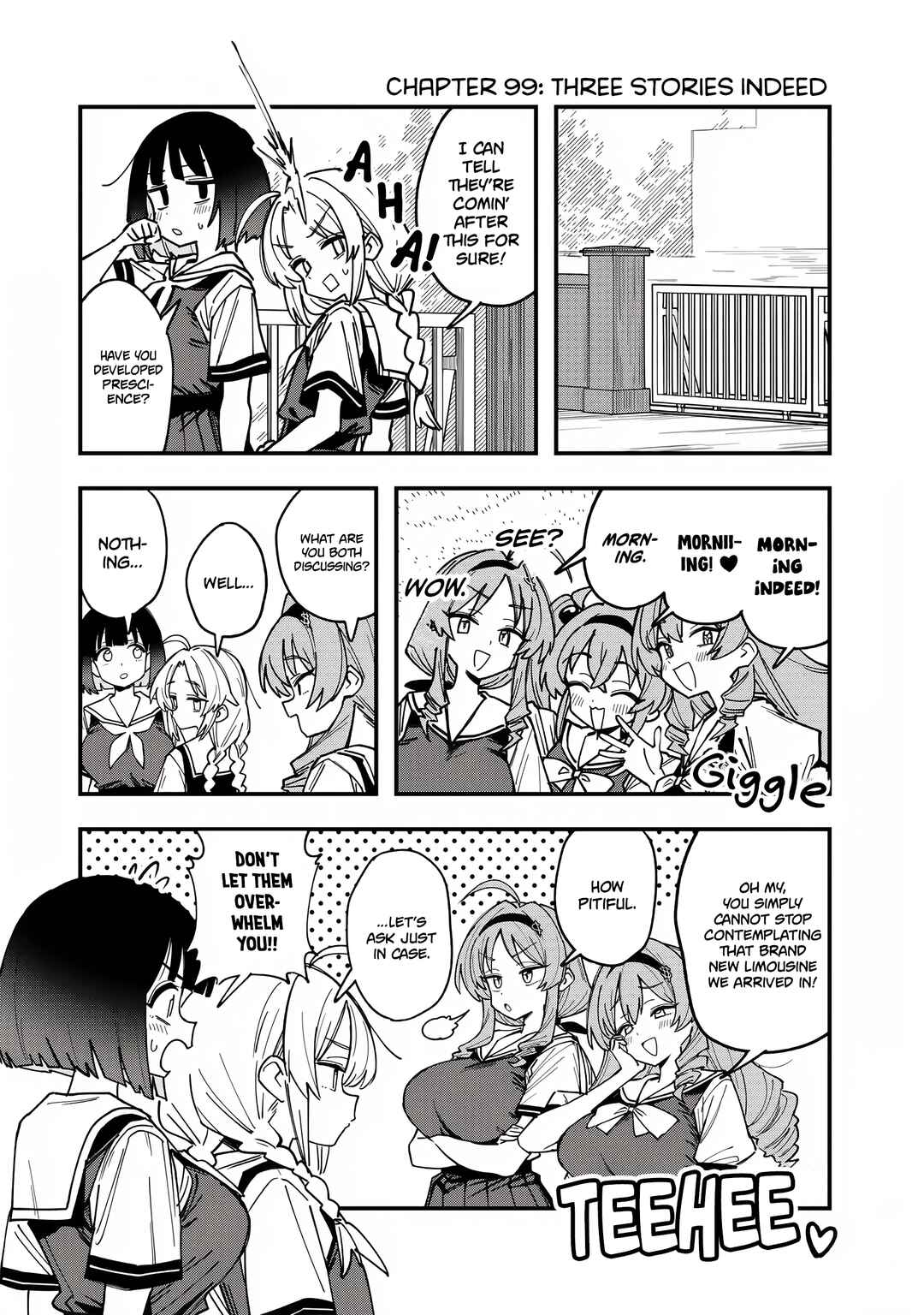 Bakushin Ojou-sama Dou! Chapter 99 - Page 1