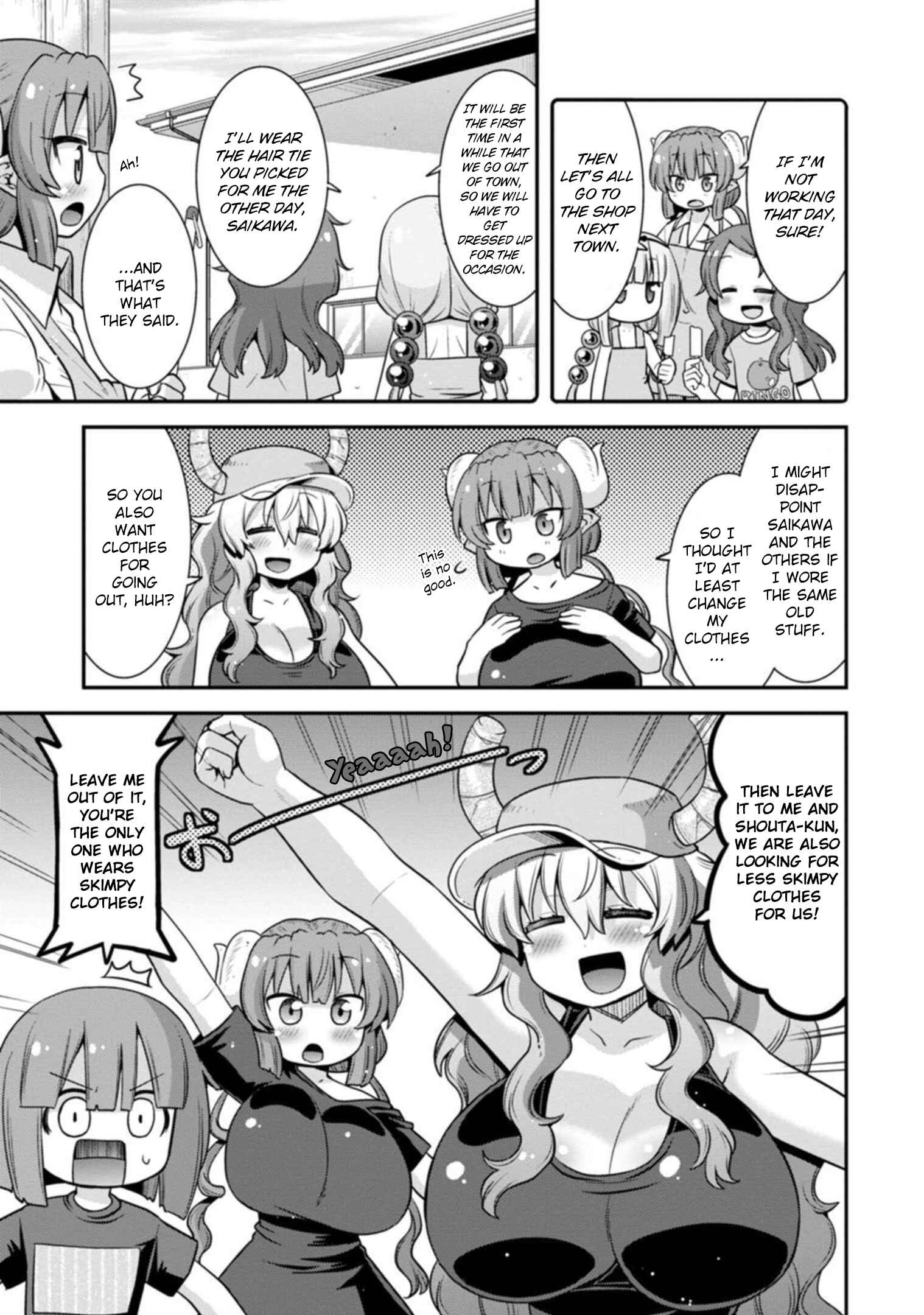 Kobayashi-san Chi no Maid Dragon - Lucoa wa Boku no ×× Desu Chapter 30 - Page 7