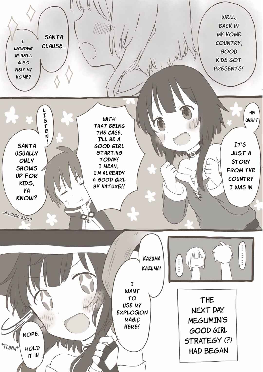 Kono Subarashii Sekai ni Shukufuku wo! - KazuMegu's Christmas (2017) Chapter ? - Page 1