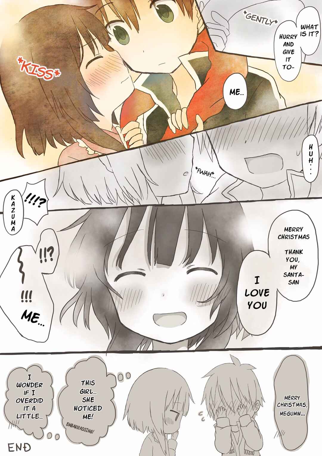 Kono Subarashii Sekai ni Shukufuku wo! - KazuMegu's Christmas (2017) Chapter ? - Page 4