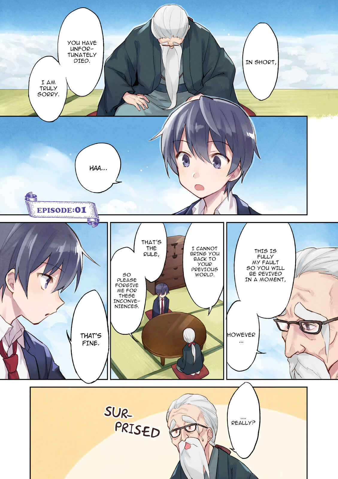 Isekai wa Smartphone to Tomo ni Chapter 1 - Page 1