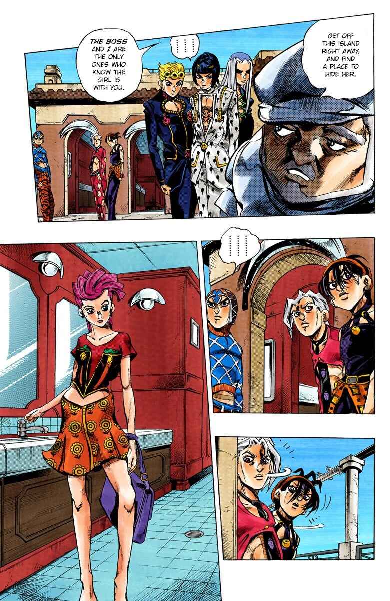 JoJo no Kimyou na Bouken: Part 5 - Ougon no Kaze Color-ban Chapter 30 - Page 12