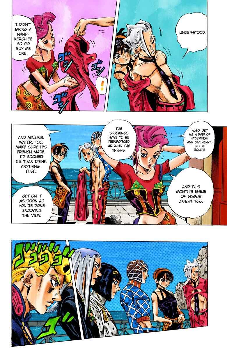 JoJo no Kimyou na Bouken: Part 5 - Ougon no Kaze Color-ban Chapter 30 - Page 15