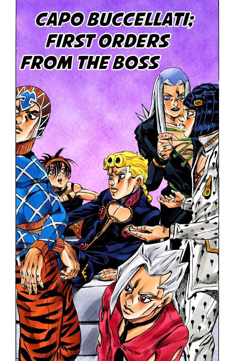 JoJo no Kimyou na Bouken: Part 5 - Ougon no Kaze Color-ban Chapter 30 - Page 2