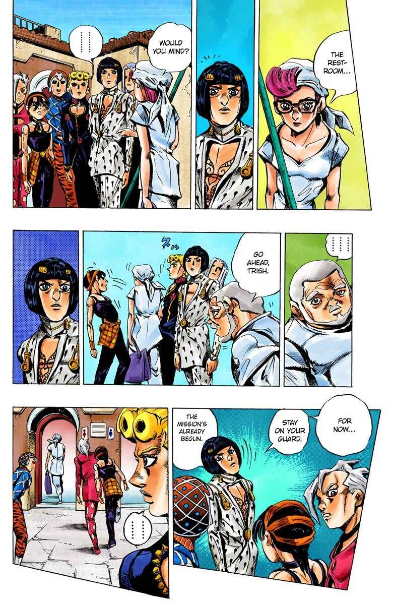 JoJo no Kimyou na Bouken: Part 5 - Ougon no Kaze Color-ban Chapter 30 - Page 5