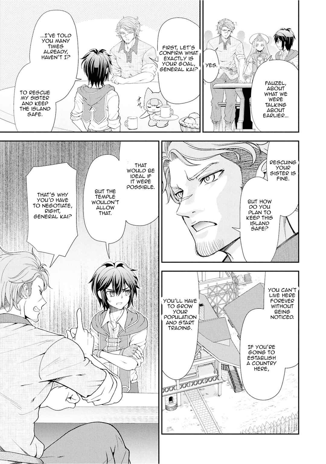Tenohira Kaitaku Mura de Isekai Kenkokuki ~Fueteku Yome-tachi to Nonbiri Mujintou Life~ Chapter 58 - Page 3