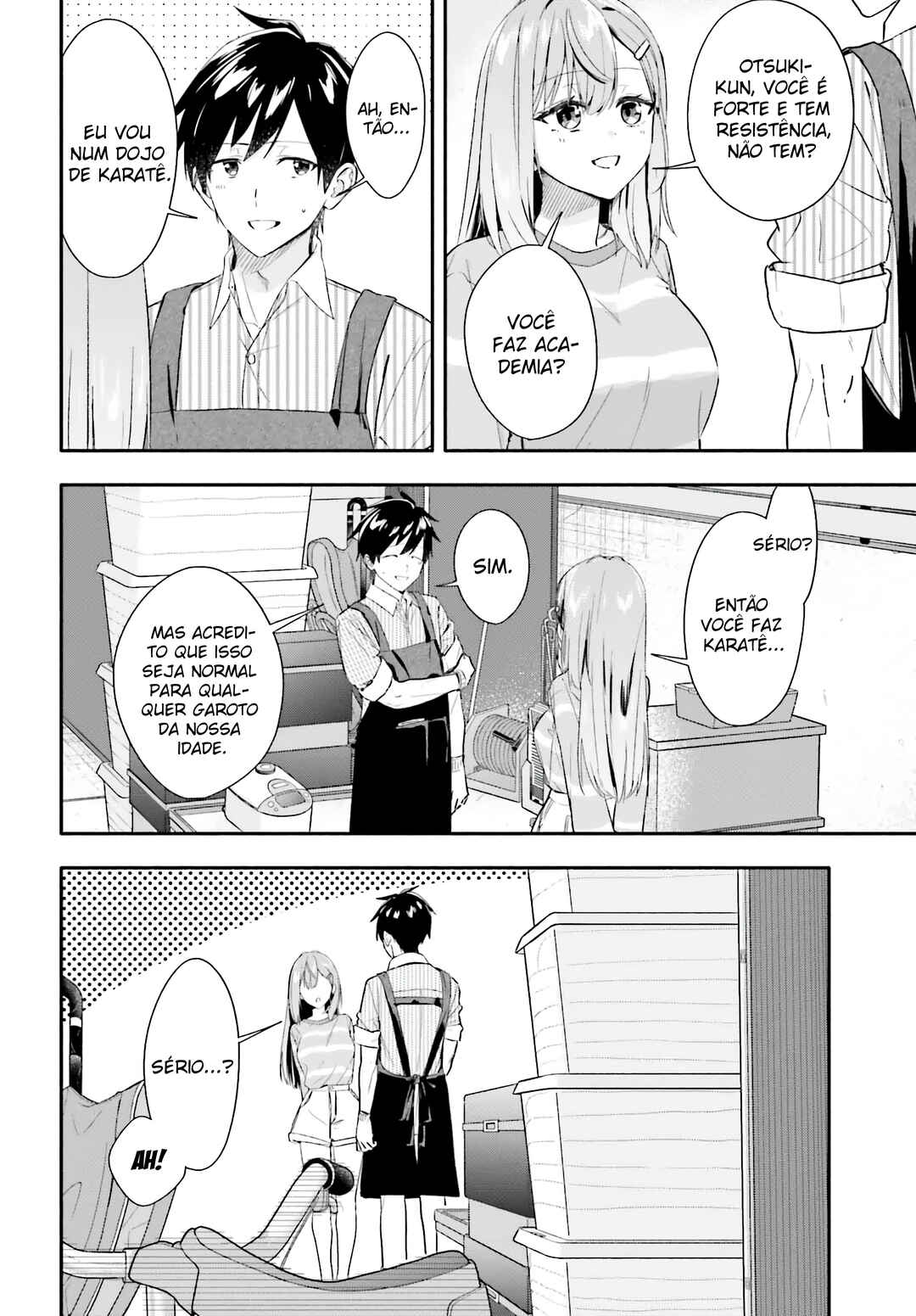 Kaji Daikou no Arubaito wo Hajimetara Gakuen Ichi no Bishoujo no Kazoku ni Kiniirarechaimashita. Chapter 6 - Page 31