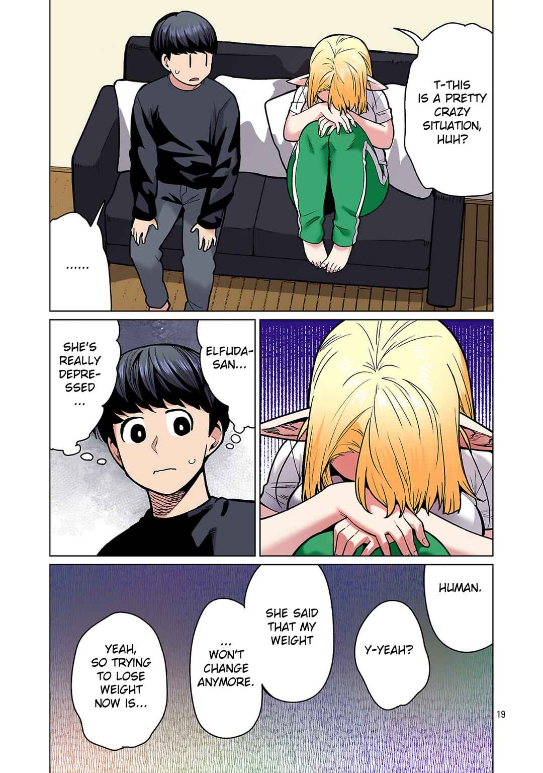 Shin Elf-san wa Yaserarenai. (Official Colored) Chapter 23 - Page 19
