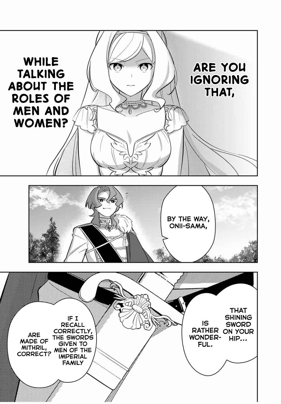Koujo Tensei: Densetsu no Dai Madoushi (♂), Hime Kishi to Narite Densetsu no Reijou Kishidan o Tsukuri Musou Suru Chapter 3 - Page 21