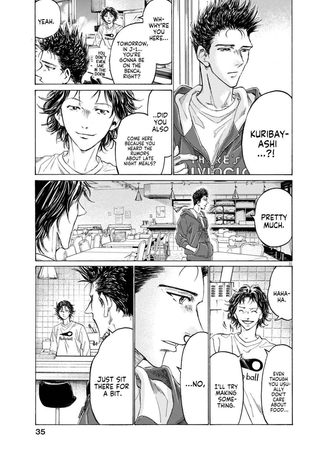 Ao Ashi Midnight Diner Chapter 1 - Page 31