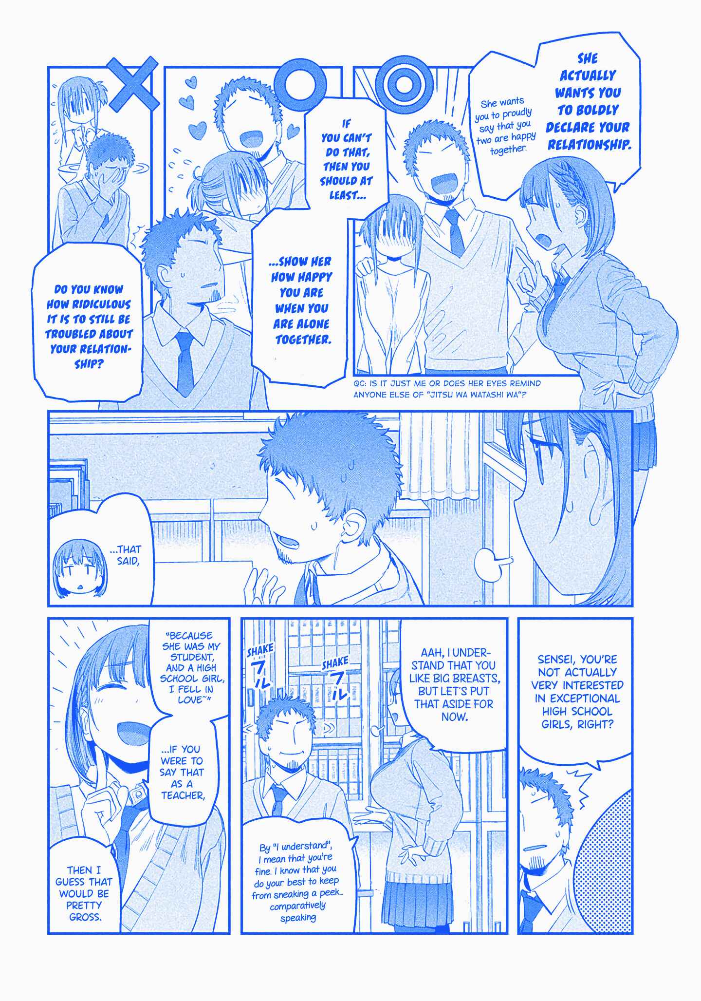 Getsuyoubi no Tawawa (Blue) (Fan Colored) Chapter 34 - Page 9