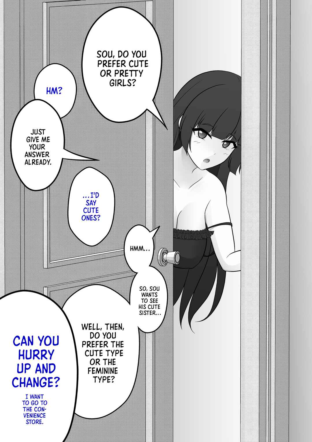 Danjo-hi 1:39 no Heikou Sekai wa Omoi no Hoka Futsuu Chapter 10 - Page 1