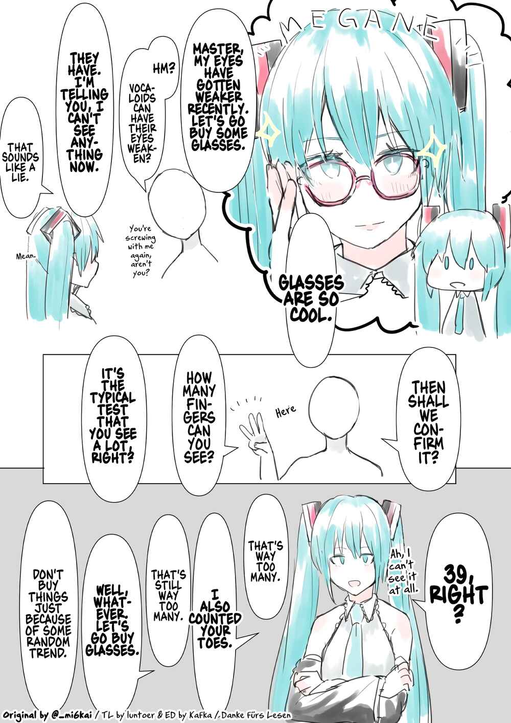 VOCALOID - The Daily Life of Master & Hatsune Miku (Doujinshi) Chapter 2 - Page 1