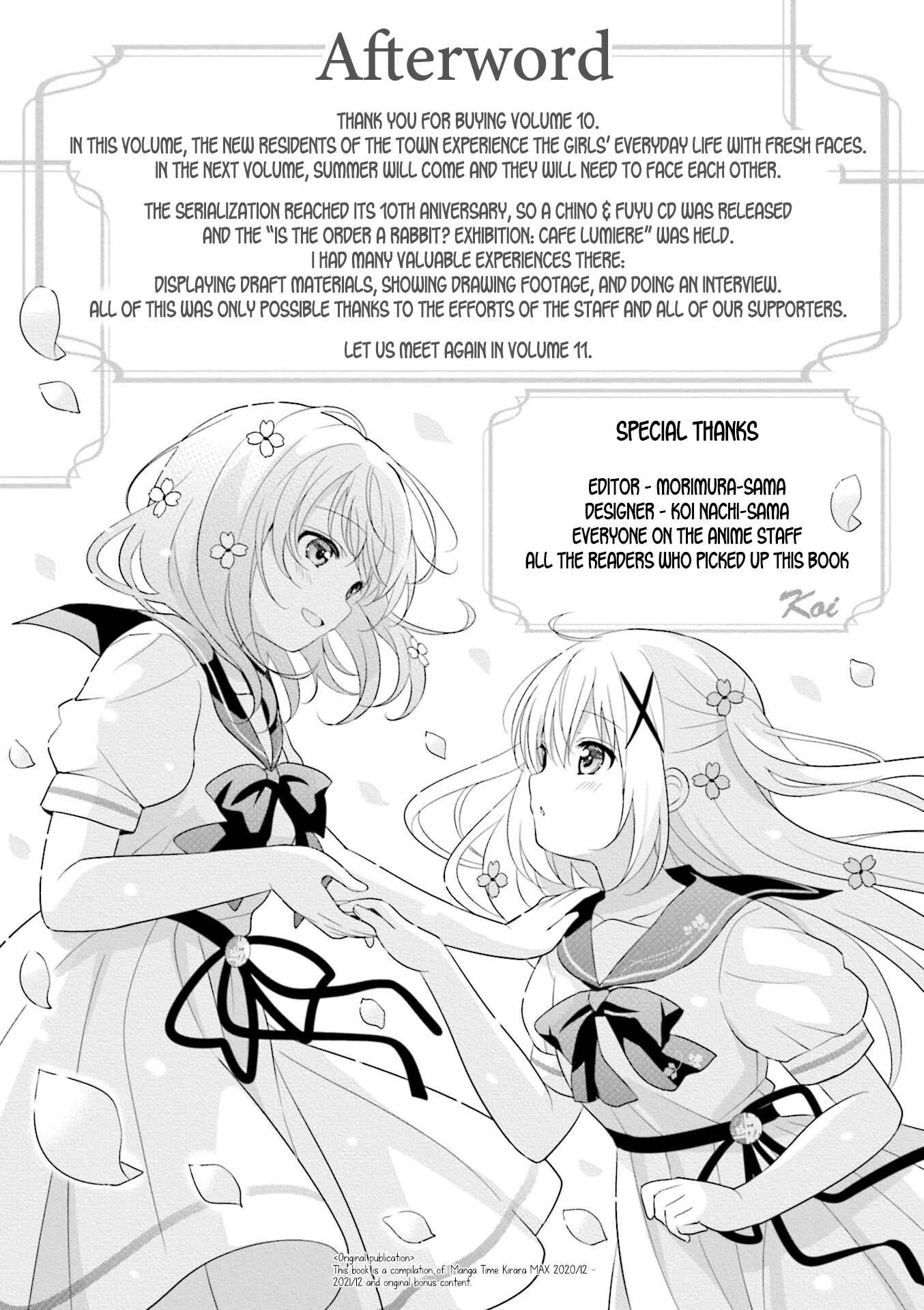Gochuumon wa Usagi desu ka? Chapter 132 - Page 13