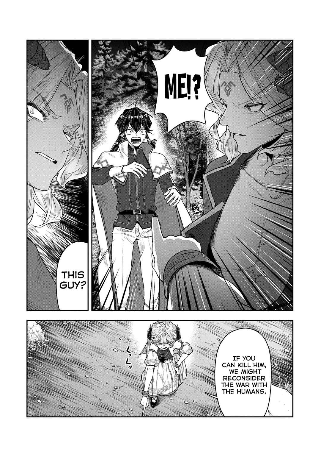 Kuni ni Saikyou no Barrier wo Hattara Heiwa ni Narisugite Tsuihousaremashita ~Ore no Mahou ga Yabasugite, Bijo to Mazoku ni Kakomarerun da ga!?~ Chapter 7 - Page 23
