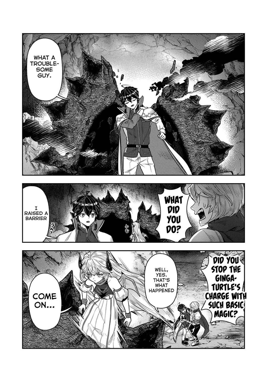 Kuni ni Saikyou no Barrier wo Hattara Heiwa ni Narisugite Tsuihousaremashita ~Ore no Mahou ga Yabasugite, Bijo to Mazoku ni Kakomarerun da ga!?~ Chapter 7 - Page 3