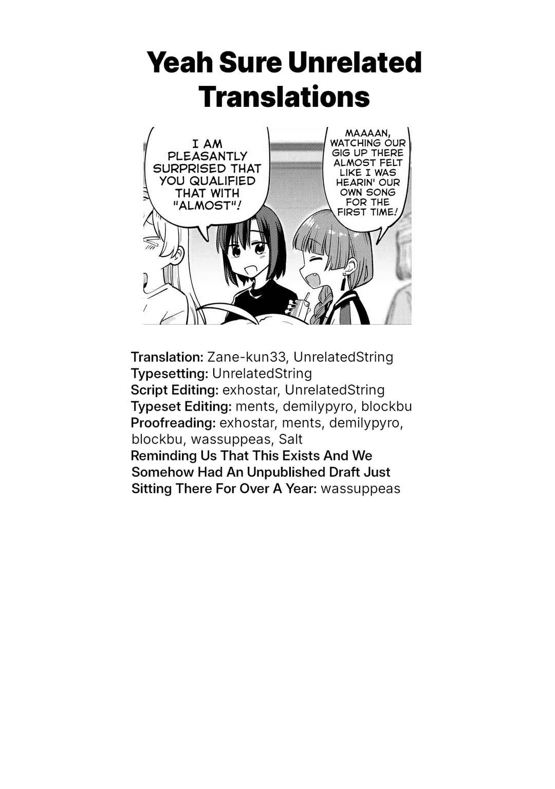 Bocchi the Rock! Gaiden: Hiroi Kikuri no Fukazake Nikki Chapter 27.9 - Page 2