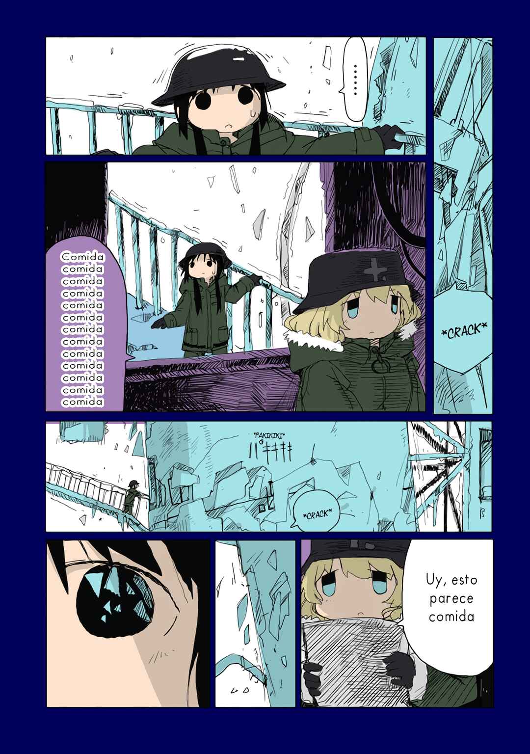 Shoujo Shuumatsu Ryokou (Fan Colored) Chapter 37 - Page 13