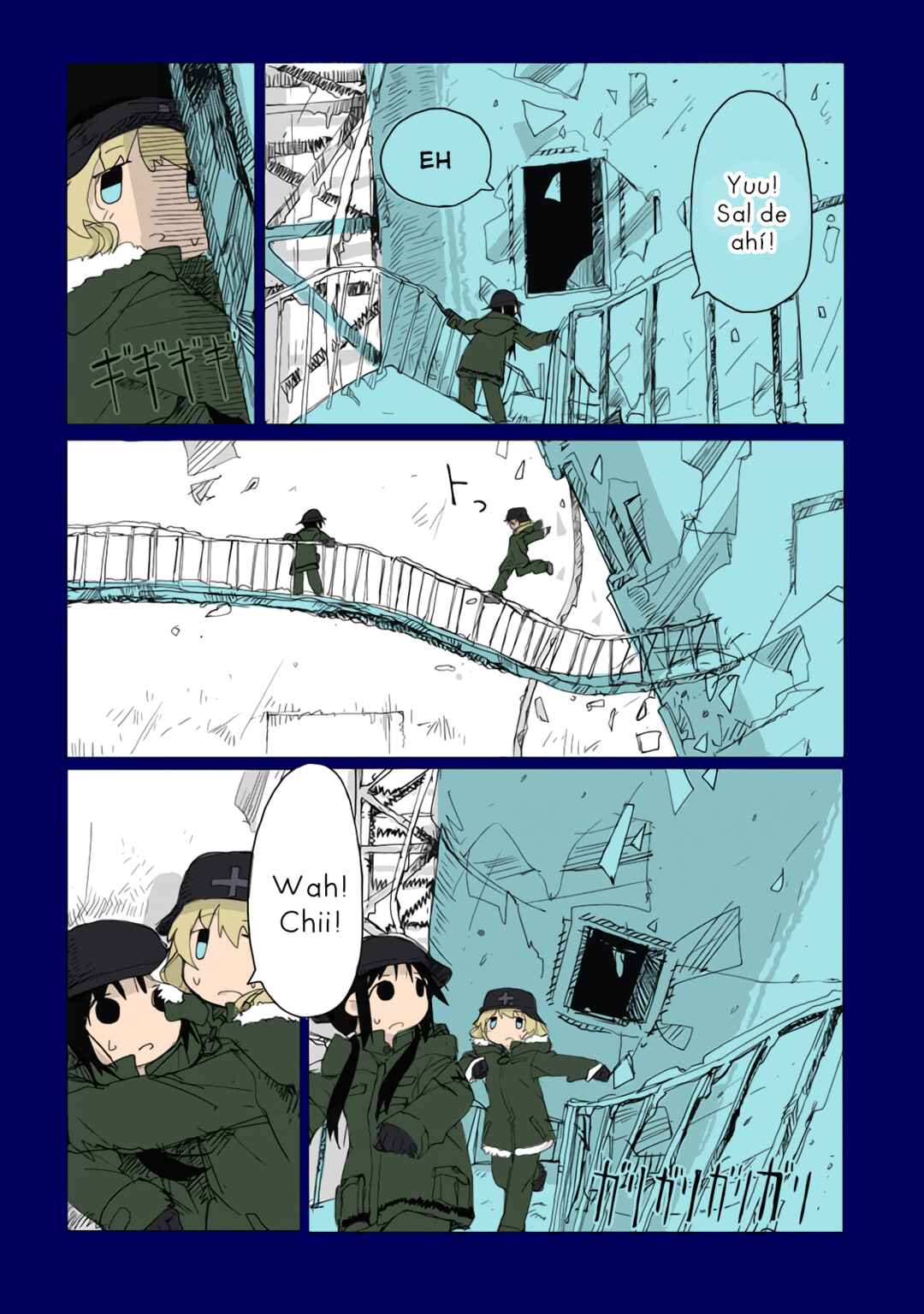 Shoujo Shuumatsu Ryokou (Fan Colored) Chapter 37 - Page 14