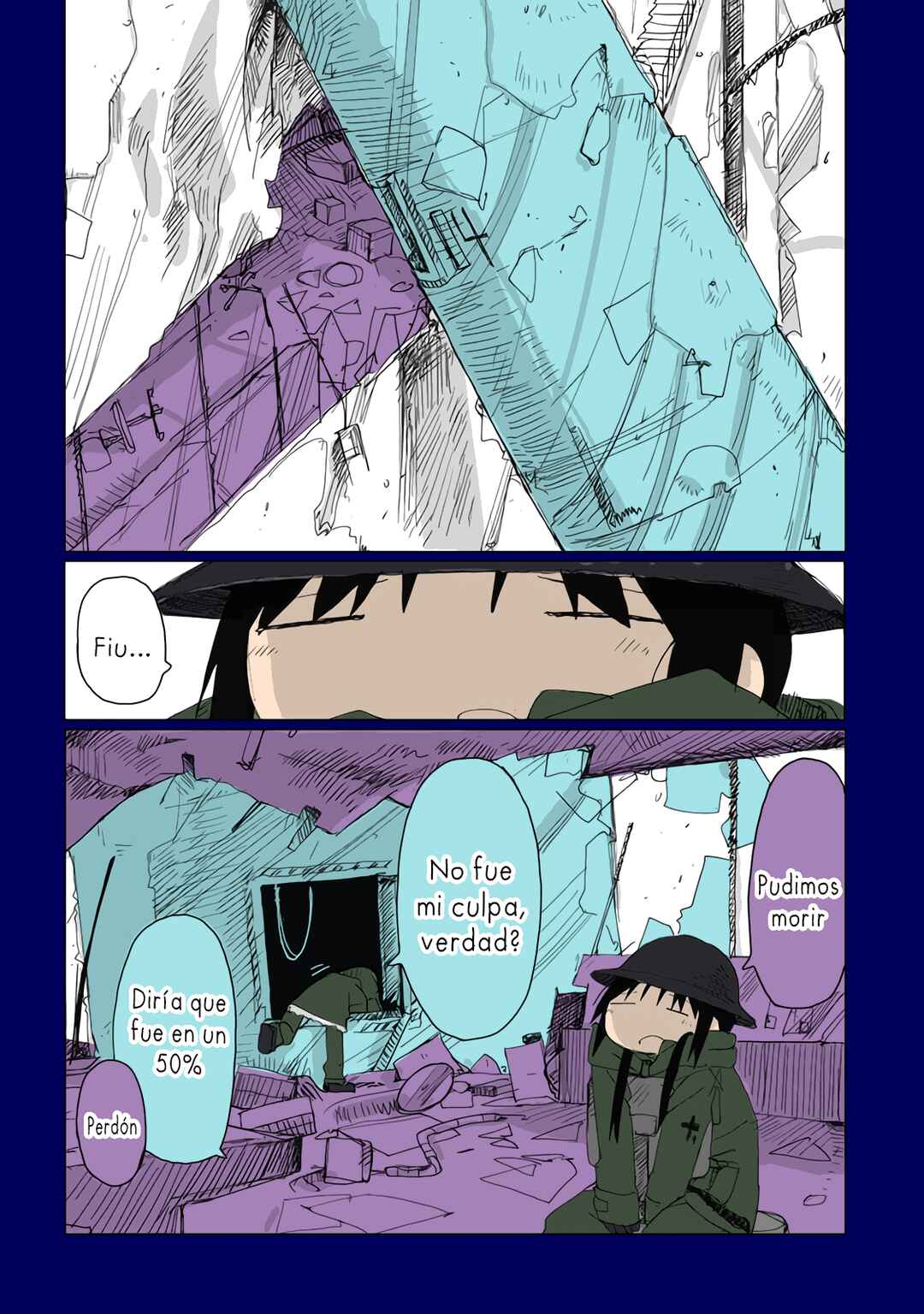 Shoujo Shuumatsu Ryokou (Fan Colored) Chapter 37 - Page 16