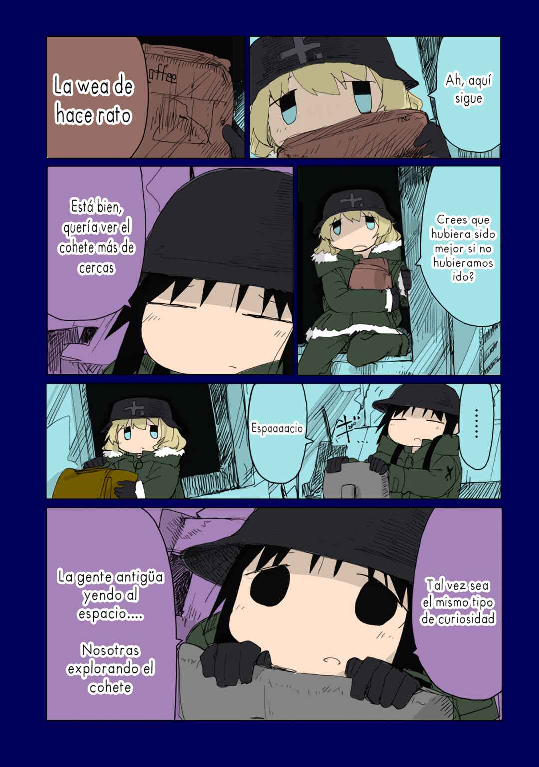 Shoujo Shuumatsu Ryokou (Fan Colored) Chapter 37 - Page 17