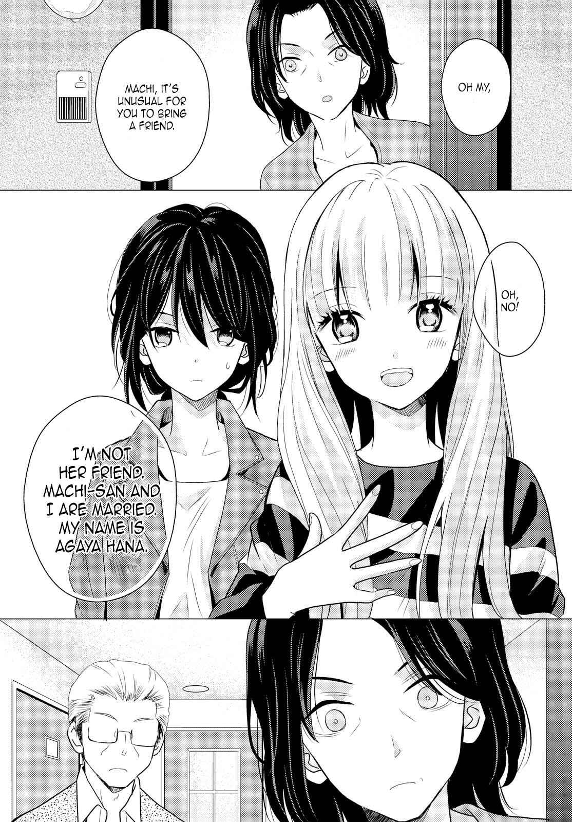 Oya ga Urusai node Kouhai (♀) to Gisou Kekkon Shitemita Chapter 1 - Page 8