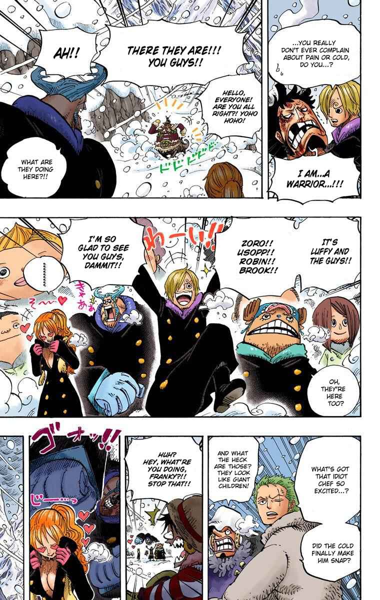 One Piece (Official Colored) Chapter 663 - Page 14