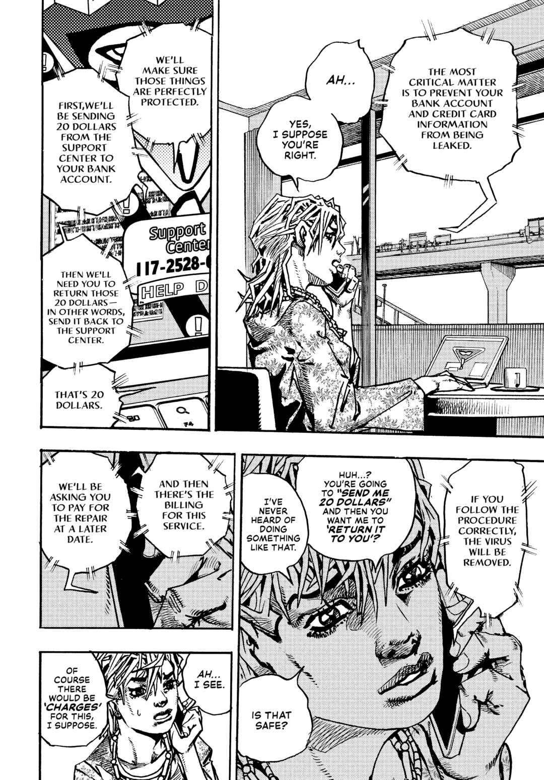 JoJo no Kimyou na Bouken Dai-9-bu: The JOJOLands Chapter 33 - Page 14