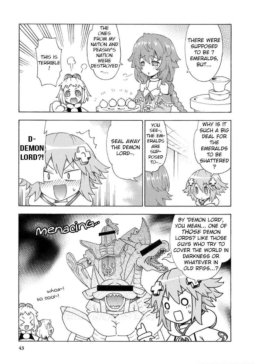 Choujigen Game Neptune - Megami Tsuushin Chapter 30 - Page 3