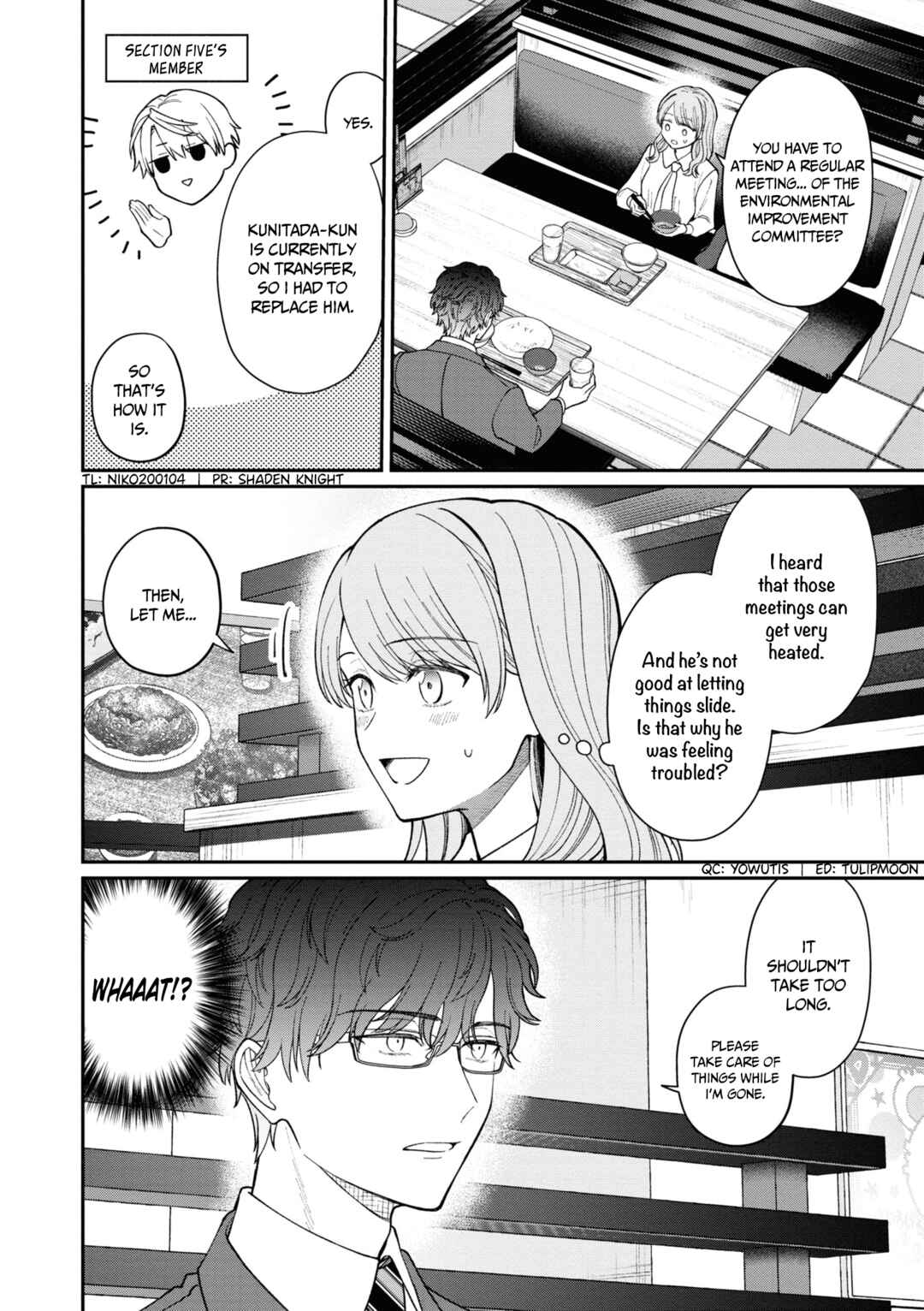 Kuuki ga "Yomeru" Shinnyuu Shain to Buaisou na Senpai Chapter 47 - Page 3