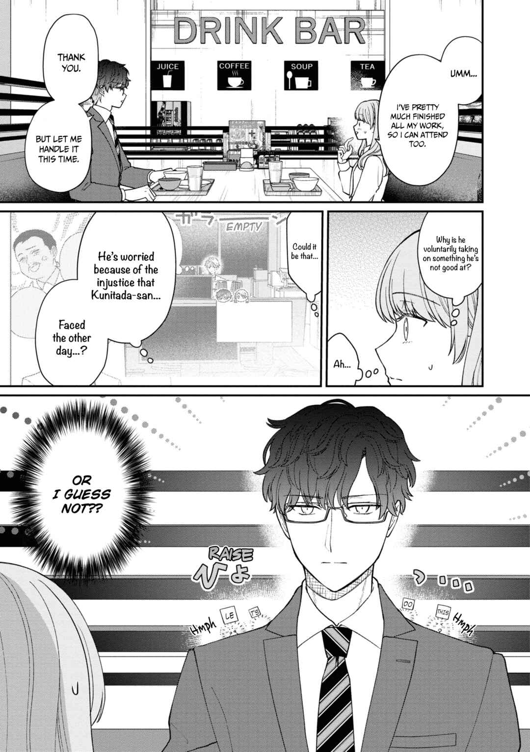 Kuuki ga "Yomeru" Shinnyuu Shain to Buaisou na Senpai Chapter 47 - Page 4