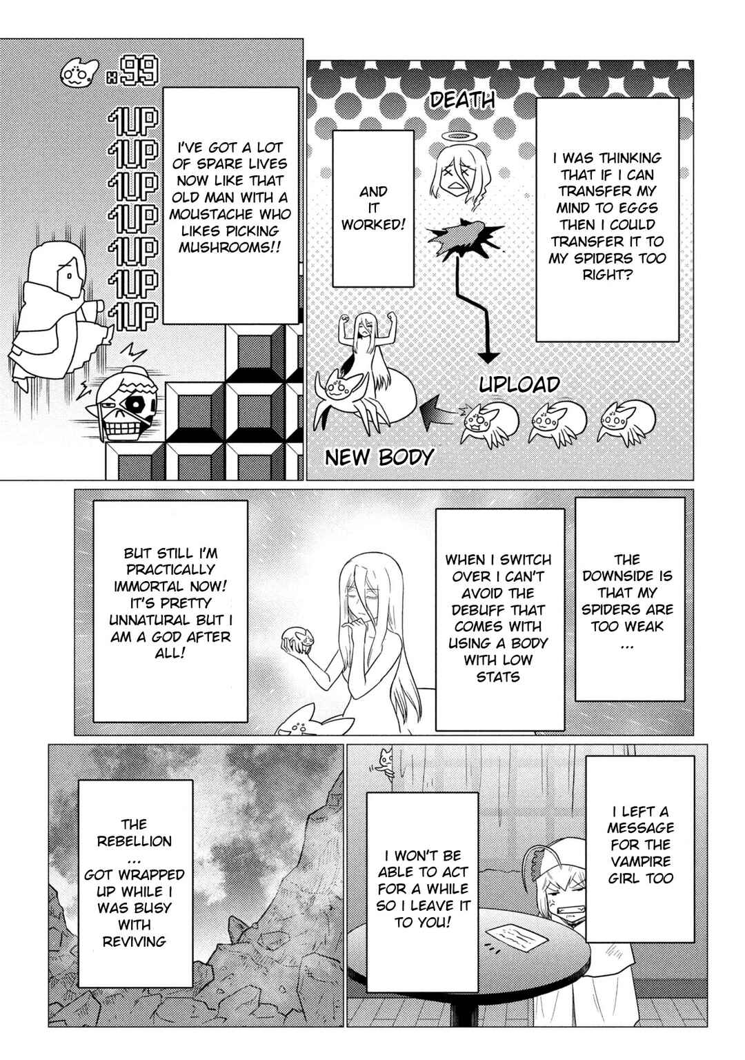 Kumo desu ga, Nani ka? Chapter 78.1 - Page 3