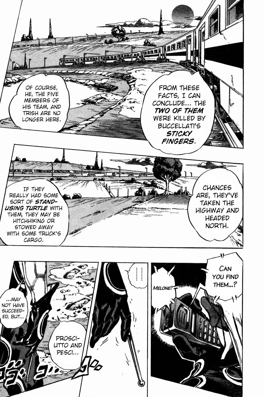 JoJo no Kimyou na Bouken: Part 5 - Ougon no Kaze Chapter 61 - Page 5