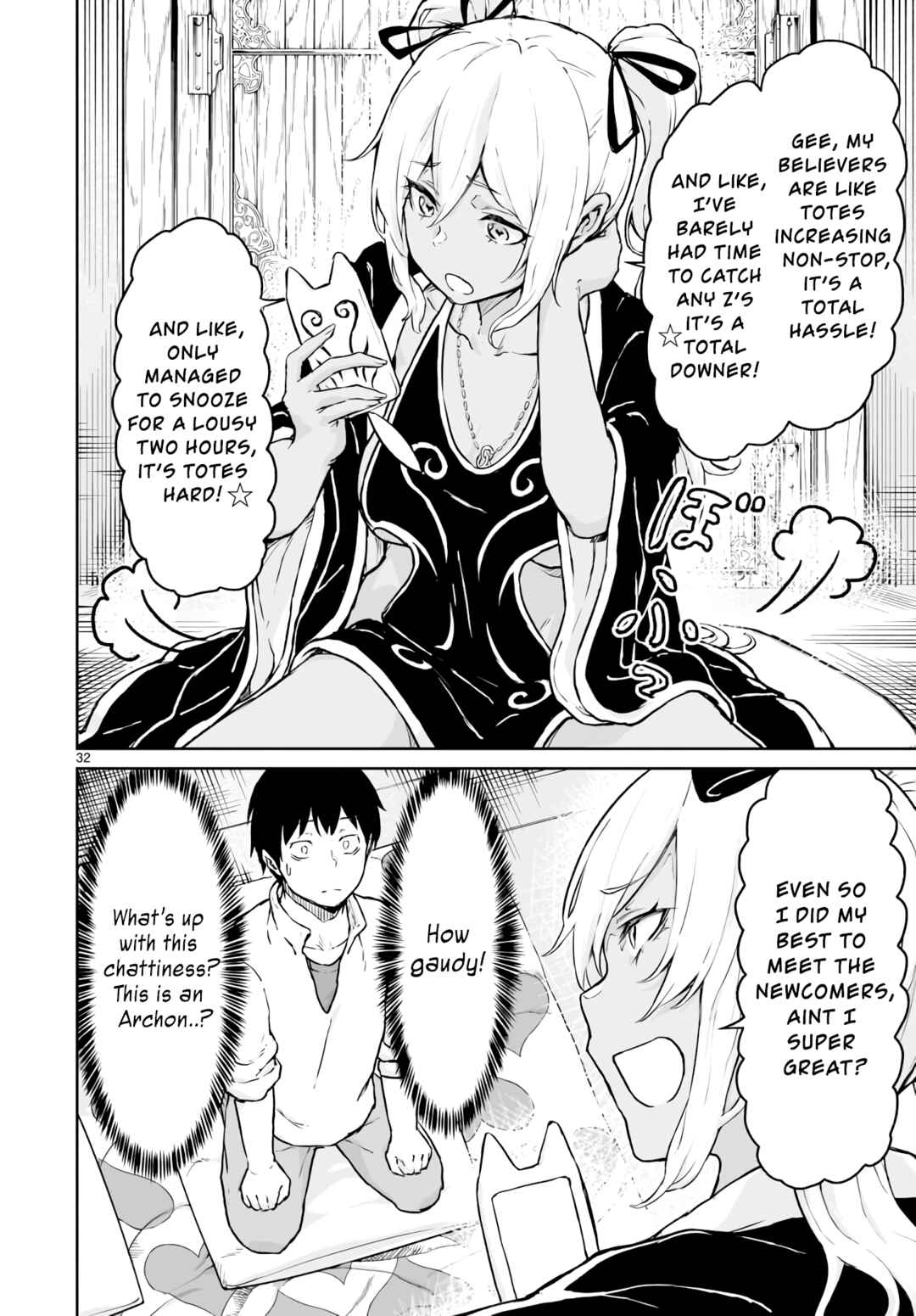 Kaminaki Sekai no Kamisama Katsudou Chapter 12 - Page 32