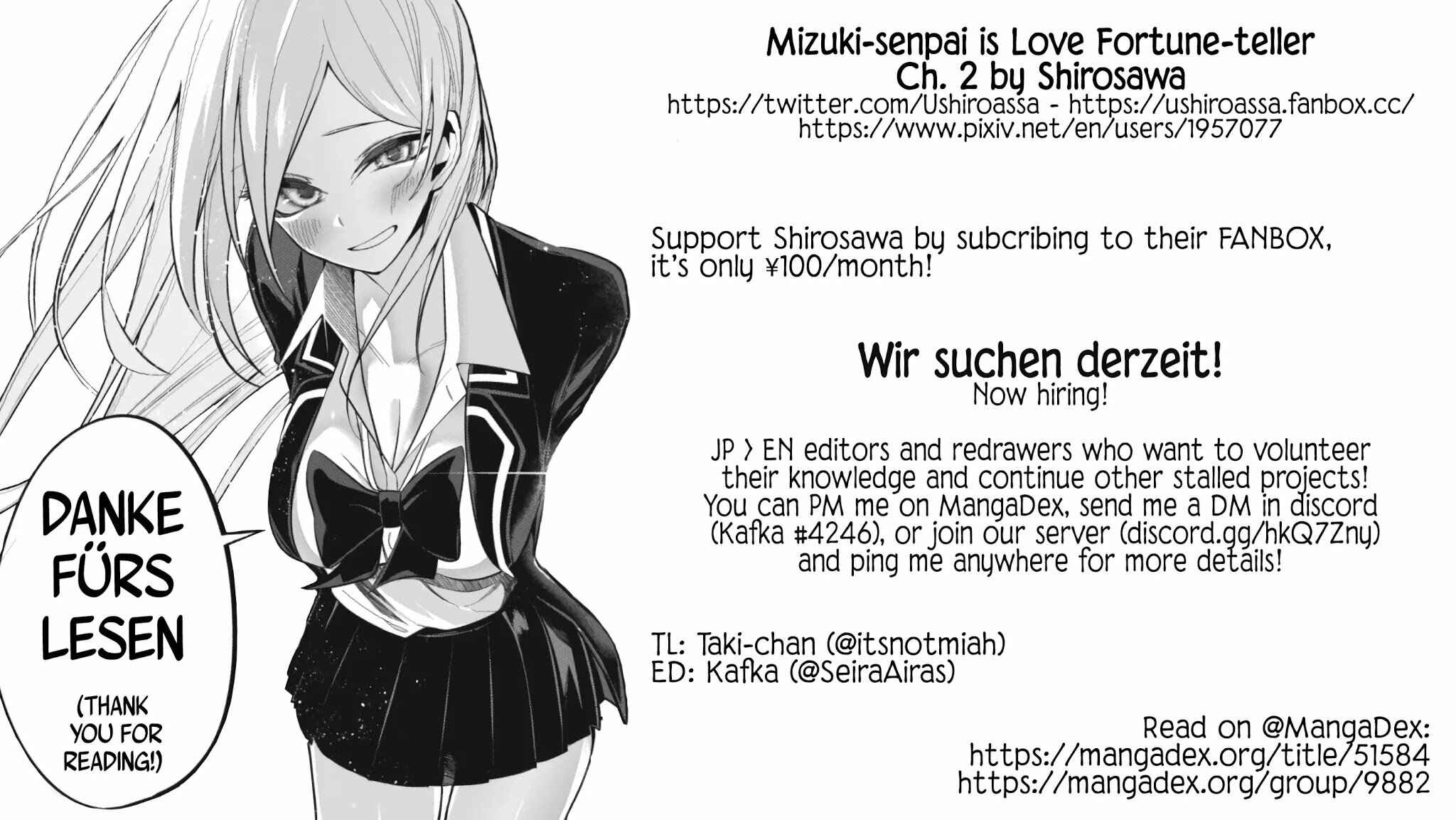 Mizuki-senpai no Koi Uranai Chapter 2 - Page 16