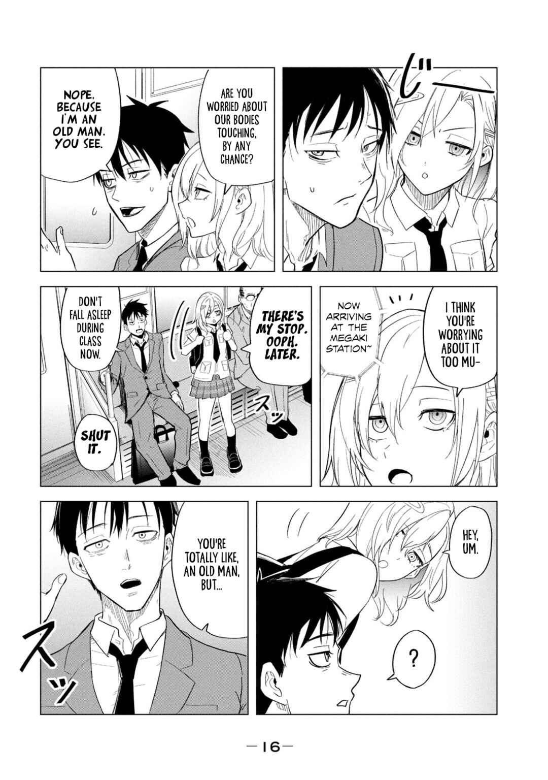 Asa no Tsuukin Densha de, Yatara to Hanashikakete Kuru Joshikousei. Chapter 1 - Page 18