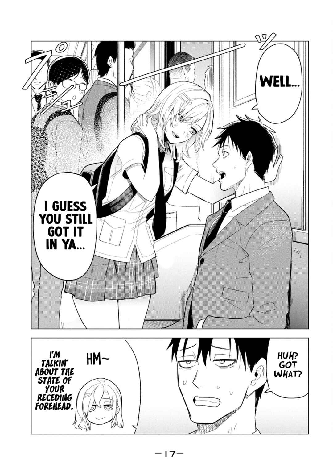 Asa no Tsuukin Densha de, Yatara to Hanashikakete Kuru Joshikousei. Chapter 1 - Page 19
