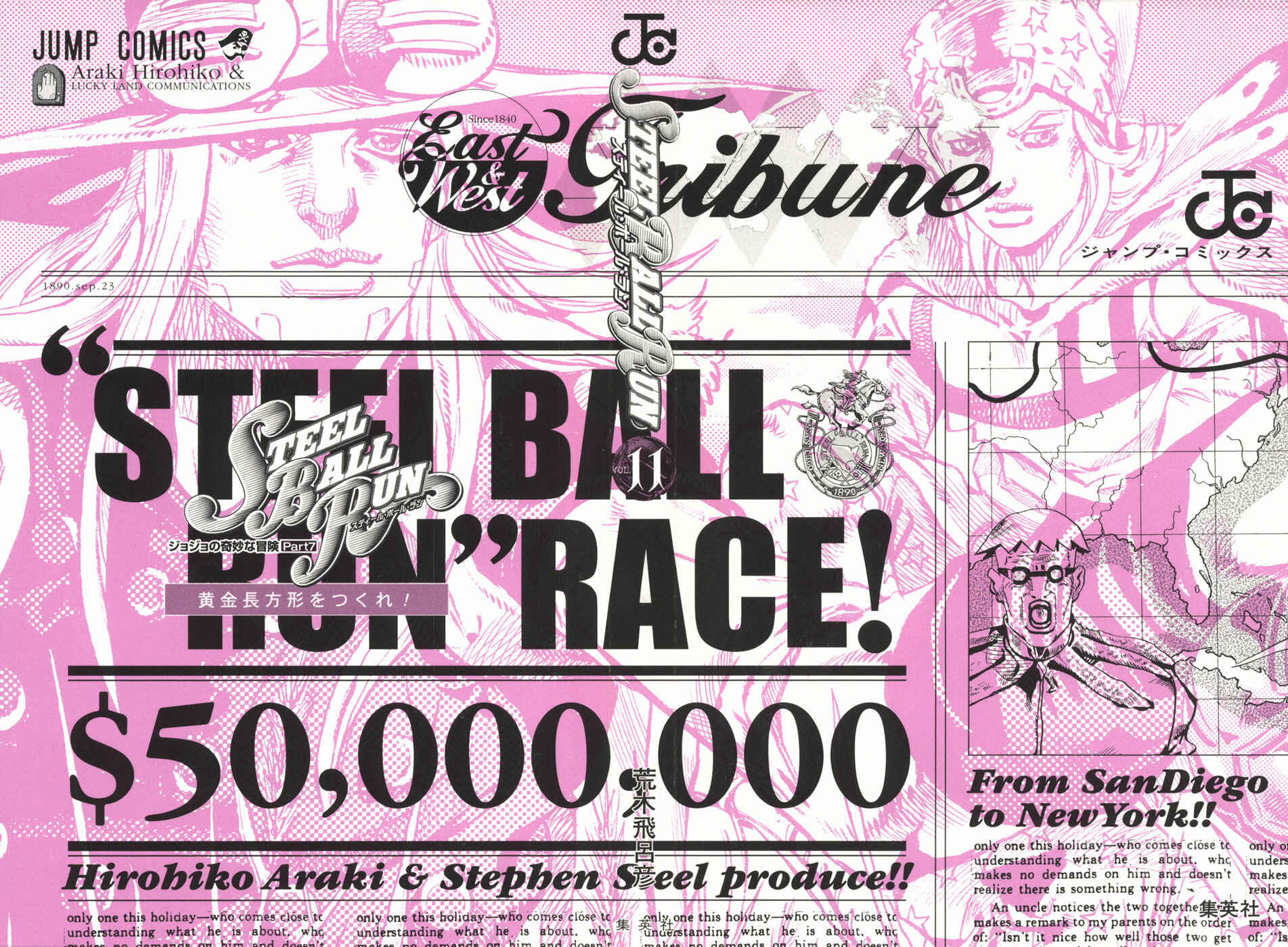 JoJo no Kimyou na Bouken: Part 7 - Steel Ball Run Chapter 43 - Page 2