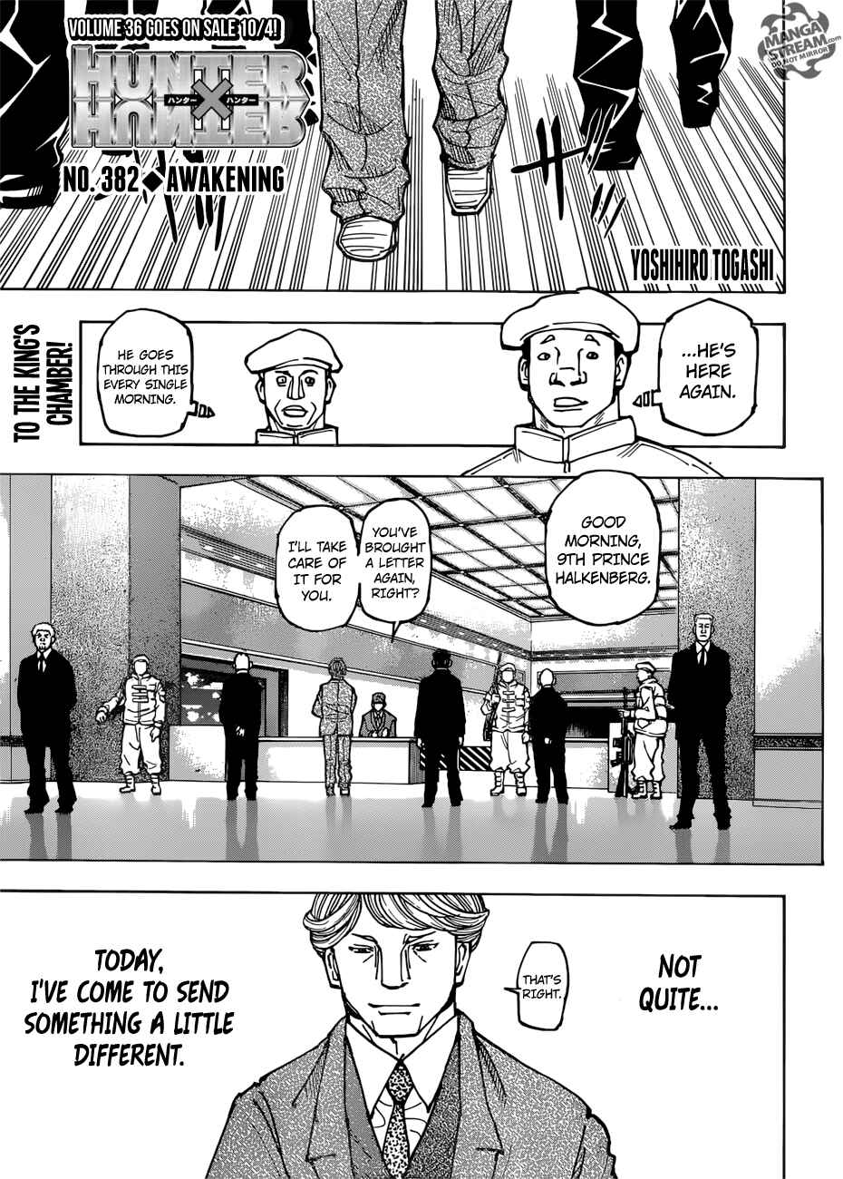 Hunter x Hunter Chapter 382 - Page 1