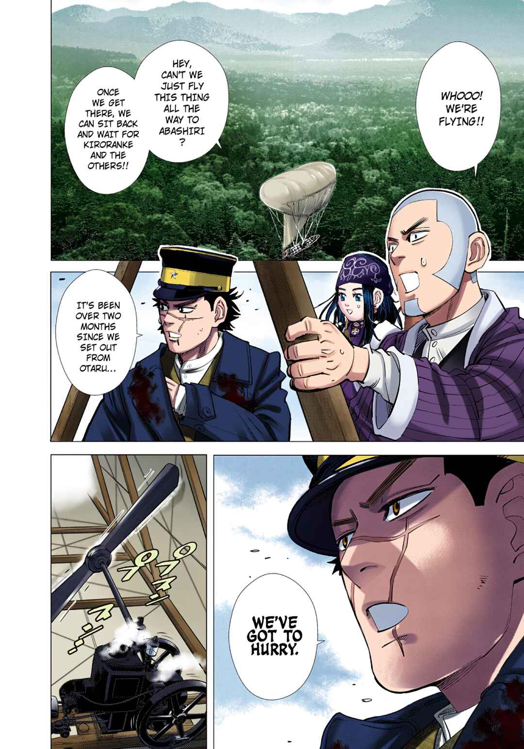 Golden Kamuy (Official Colored) Chapter 100 - Page 2
