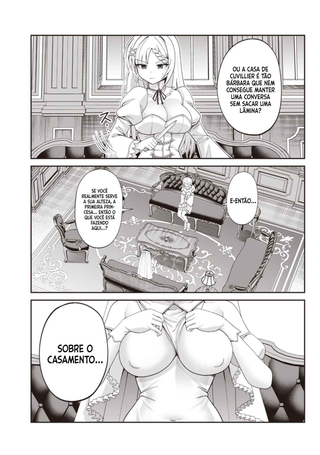 Dokushin Kizoku: Danjohi 1:99 Sekai no Akuyaku Reisoku Chapter 2.3 - Page 7