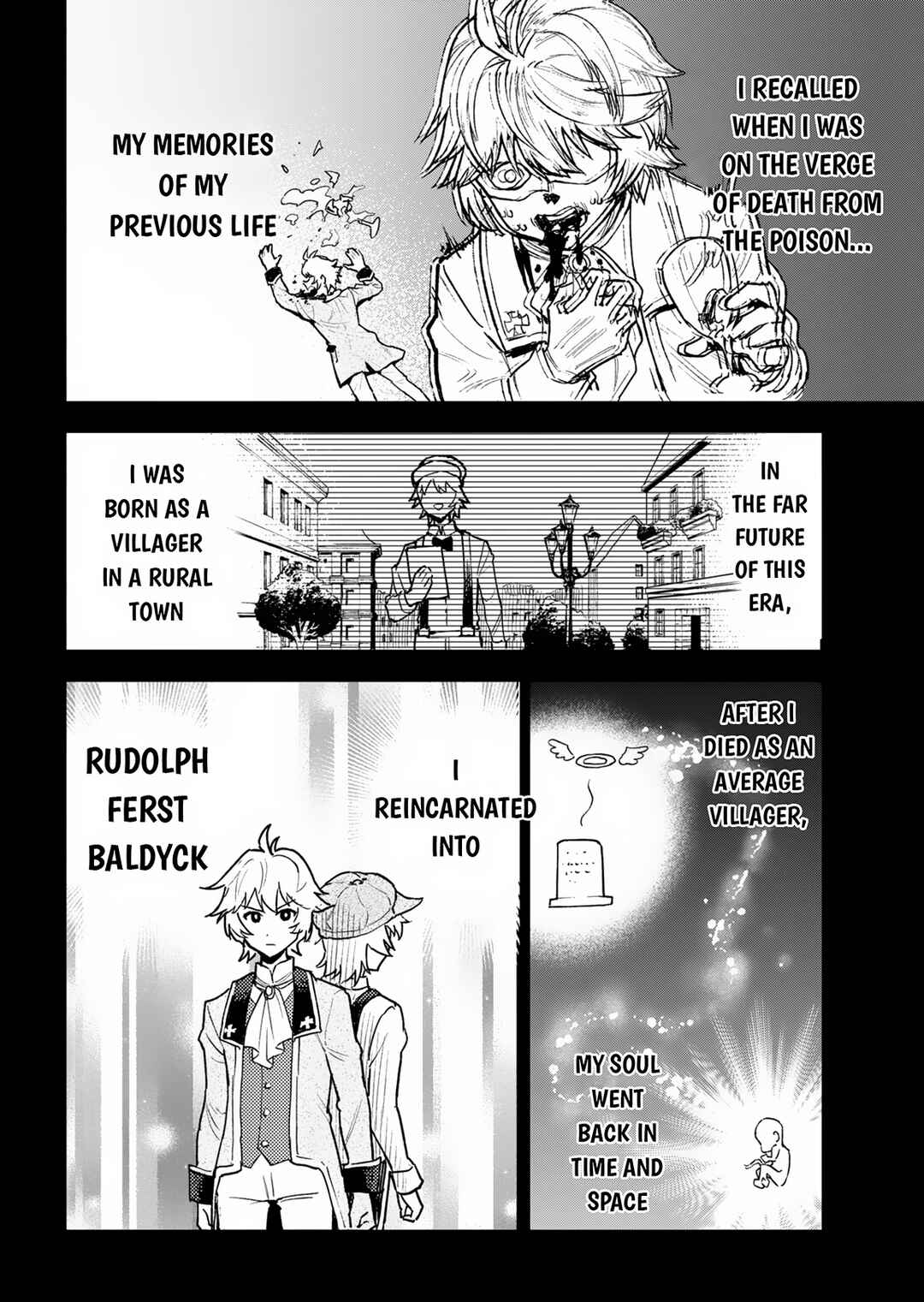 Tada no Murabito no Boku ga, Sanbyakunen-mae no Boukun Ouji ni Tensei Shite Shimaimashita: Zense no Chishiki de Ansatsu Flag o Kaihi Shite, Odayaka ni Ikinokorimasu! Chapter 1 - Page 12